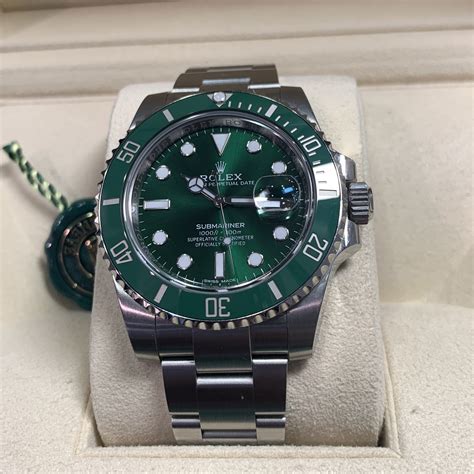 rolex gmt hulk for sale|rolex submariner green hulk price.